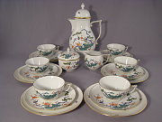 Meissen Kaffeeservice indisches Astmuster