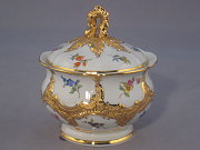 Meissen Zuckerdose Prunk Meissen Zuckerdose Prunk
