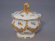 Meissen Zuckerdose Prunk Meissen Zuckerdose Prunk