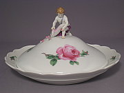 Meissen seltene Deckelsch�ssel mit Putto