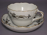 Meissen grosse Fr�hst�ckstasse / Jumbo-Tasse
