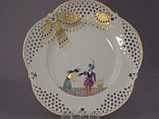 Meissen Durchbruchteller 1001 Nacht 19 cm