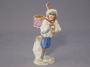 Meissen Figur Affenkapelle Paukenträger Meissen Figur Affenkapelle Paukenträger