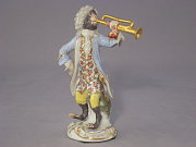 Meissen Figur Affenkapelle Trompeter Meissen Figur Affenkapelle Trompeter