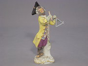 Meissen Figur Affenkapelle Triangelspieler Meissen Figur Affenkapelle Triangelspieler