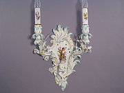 Meissen Paar gro�e Wandappliquen