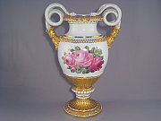 Meissen sehr grosse Schlangenhenkelvase 49 cm