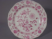 Meissen Teller rotes Zwiebelmuster