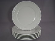 Set von 6 KPM Speiseteller gross (26 cm)