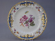 KPM Speiseteller Breslauer Stadtschloss<br>Durchm. 22 cm