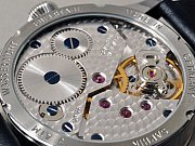 Fliegeruhr 42mm, schweizer ETA 6498 mit Perlage und Feinregulier