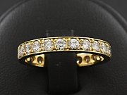 Brillant-Memoryring ca. 1,92ct mit gro�er Ringweite