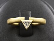 Brillantring mit Triangel Diamant ca. 0,30ct