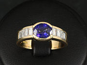 Exklusiver Saphir-Diamantring aus der Goldschmiede Exner