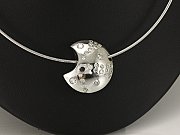 Brillant-Anh�nger Mond ca. 1,16ct