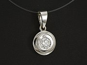 Brillantanh�nger ca. 0,35ct