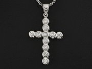 Brillantkreuz ca. 0,44ct