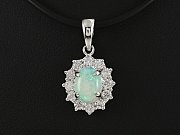 Brillant-Opal-Anh�nger 1,15ct