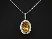 Brillant-Citrin-Anh�nger