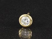 Einzelner Brillantohrstecker 0,30ct