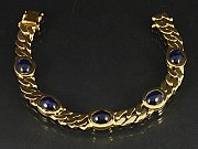 Safir-Panzerarmband ca. 18,50ct