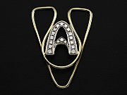 Geldklammer mit Brillanten ca. 1,00ct
