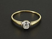 Solit�r-Diamantring ca. 0,30ct