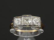 Alter Diamantring ca. 0,75ct