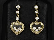Chopard Brillantohrh�nger aus der Serie Happy Diamonds