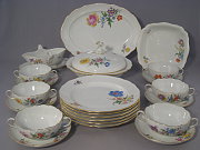 Meissen Speiseservice für 6 Personen Meissen Speiseservice für 6 Personen