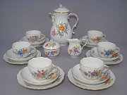 Meissen Kaffeeservice für 6 Personen Blume Bukett Meissen Kaffeeservice für 6 Personen Blume Bukett