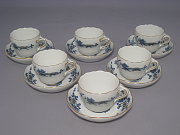 Meissen Set 6 Mokkatassen / Espressotassen