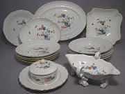 Meissen Speiseservice fr 4 Personen seltene Sulkowski Form