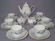 Meissen Kaffeeservice für 6 Personen: Buntes Ziergeflügel Meissen Kaffeeservice für 6 Personen: Buntes Ziergeflügel