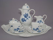 Meissen Tête à Tête Kaffeeservice auf Tablett Meissen Tête à Tête Kaffeeservice auf Tablett
