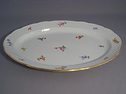 Meissen sehr grosse Platte oval 48,5 cm