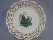 Historischer Meissen Teller 24 cm Historischer Meissen Teller 24 cm