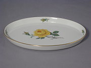 Meissen Platte oval / kleines Tablett 18 cm