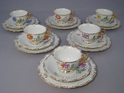 Meissen Set 6 komplette Teegedecke / Kaffeegedecke Meissen Set 6 komplette Teegedecke / Kaffeegedecke