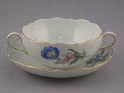 Meissen Suppentasse mit Untertasse Meissen Suppentasse mit Untertasse