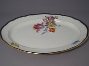 Meissen sehr grosse Platte oval 48,5 cm