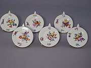 Meissen Set 6 Menuekartenhalter