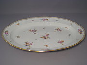 Meissen sehr groe Platte oval 52 cm