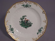 Meissen Zierteller Watteau-Malerei Biedermeier 20 cm