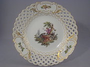 Meissen sehr groer Durchbruchteller 29 cm