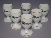 Meissen Set 6 Eierbecher