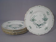 Meissen Set 6 Gourmetteller / groer Speiseteller, selten,  27 cm