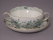 Meissen Suppentasse mit Untertasse Meissen Suppentasse mit Untertasse