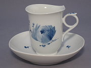 Meissen Kaffeetasse mit Untertasse