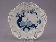 Meissen Durchbruchteller Orchidee, Durchmesser 19 cm